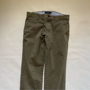 TOMMY - HILFIGER Men's Green Slim Fit Pants
